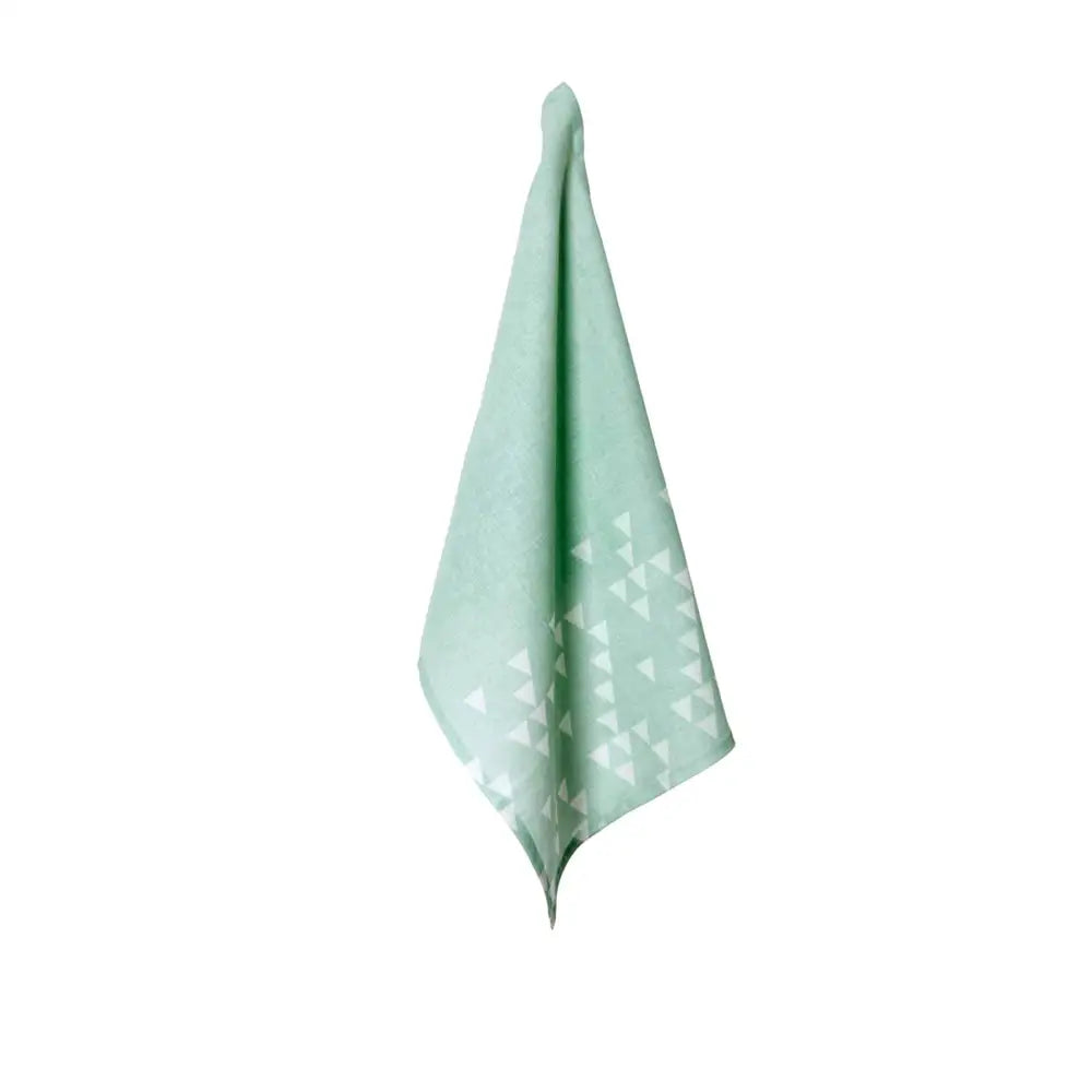 J.Elliot Home 100% Linen Print Tea Towel Mirri Glacier - Home & Garden > Kitchenware