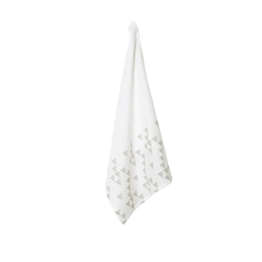 J.Elliot Home 100% Linen Print Tea Towel Mirri Pumice - Home & Garden > Kitchenware