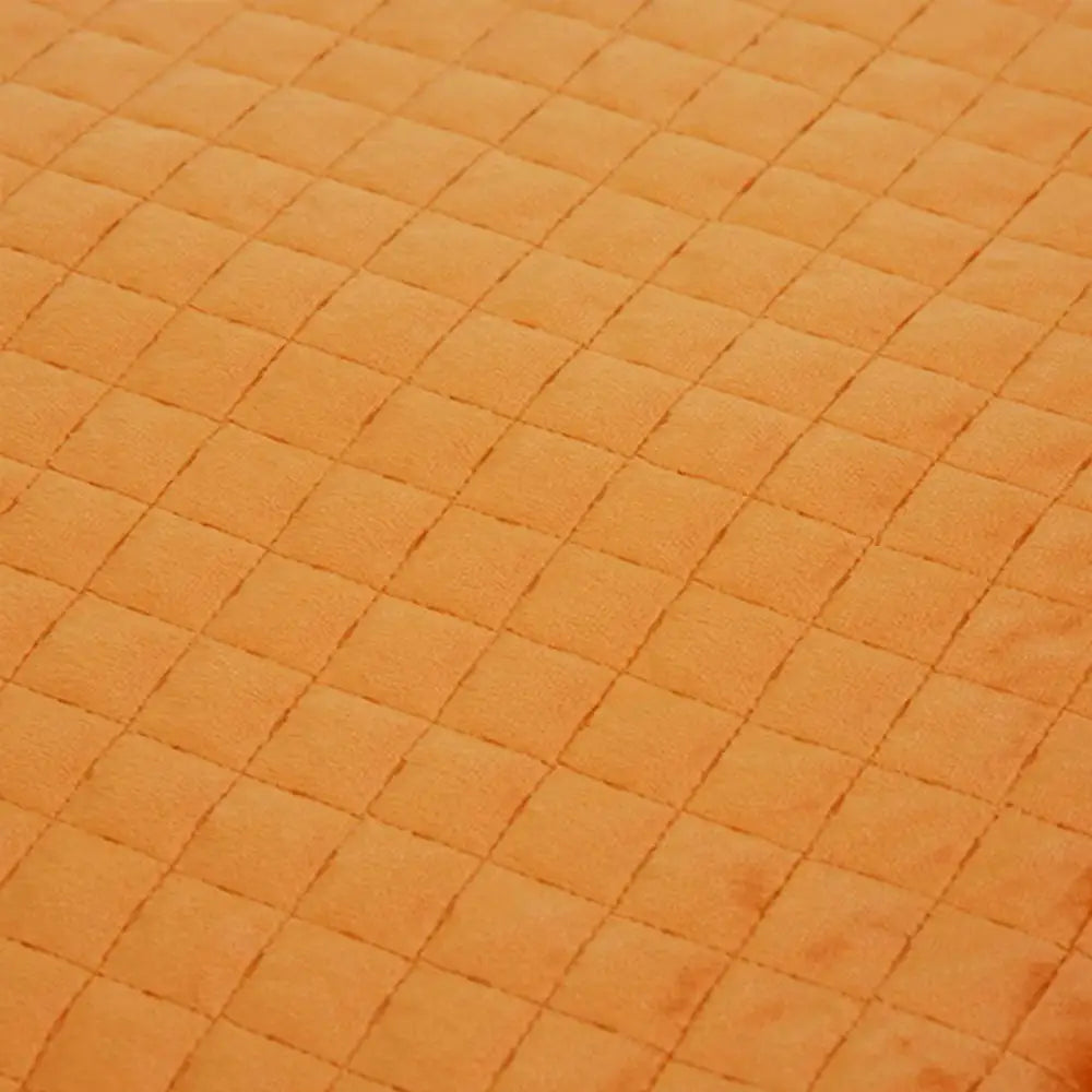 J.Elliot Home Adela Mustard Velvet Quilted Coverlet Set Queen/King - Home & Garden > Bedding