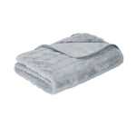J.Elliot Home Baw Baw Plush Throw Grey - Home & Garden > Bedding