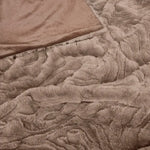 J Elliot Home Rita Woodsmoke Faux Mohair Throw Rug 130 x 160cm - Home & Garden > Bedding