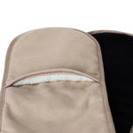 J Elliot Home Selby Cotton Double Oven Mitt Glove 17 x 82 cm Sandstone & Black - Home & Garden > Kitchenware