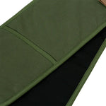 J Elliot Home Selby Cotton Double Oven Mitt Glove 17 x 82 cm Olive & Black - Home & Garden > Kitchenware