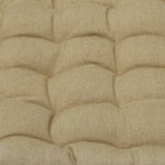 J Elliot Home Set of 2 Outdoor 100% Cotton Chair Pads 40 x 40 cm Solid Taupe - Home & Garden > Decor > Cushions & Throws