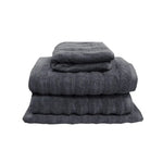 J Elliot Home Set of 4 George Collective Cotton Bath Towel Set Ash - Home & Garden > Bathroom Accessories
