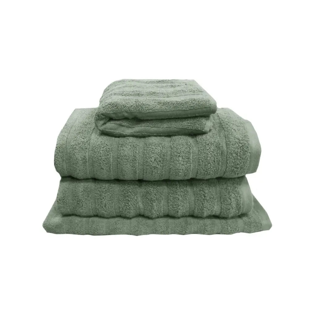 J Elliot Home Set of 4 George Collective Cotton Bath Towel Set Avocado - Home & Garden > Bathroom Accessories