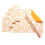 J.Elliot Home Set of 8 Cotton Napery Set Pippa Mango - Home & Garden > Kitchenware