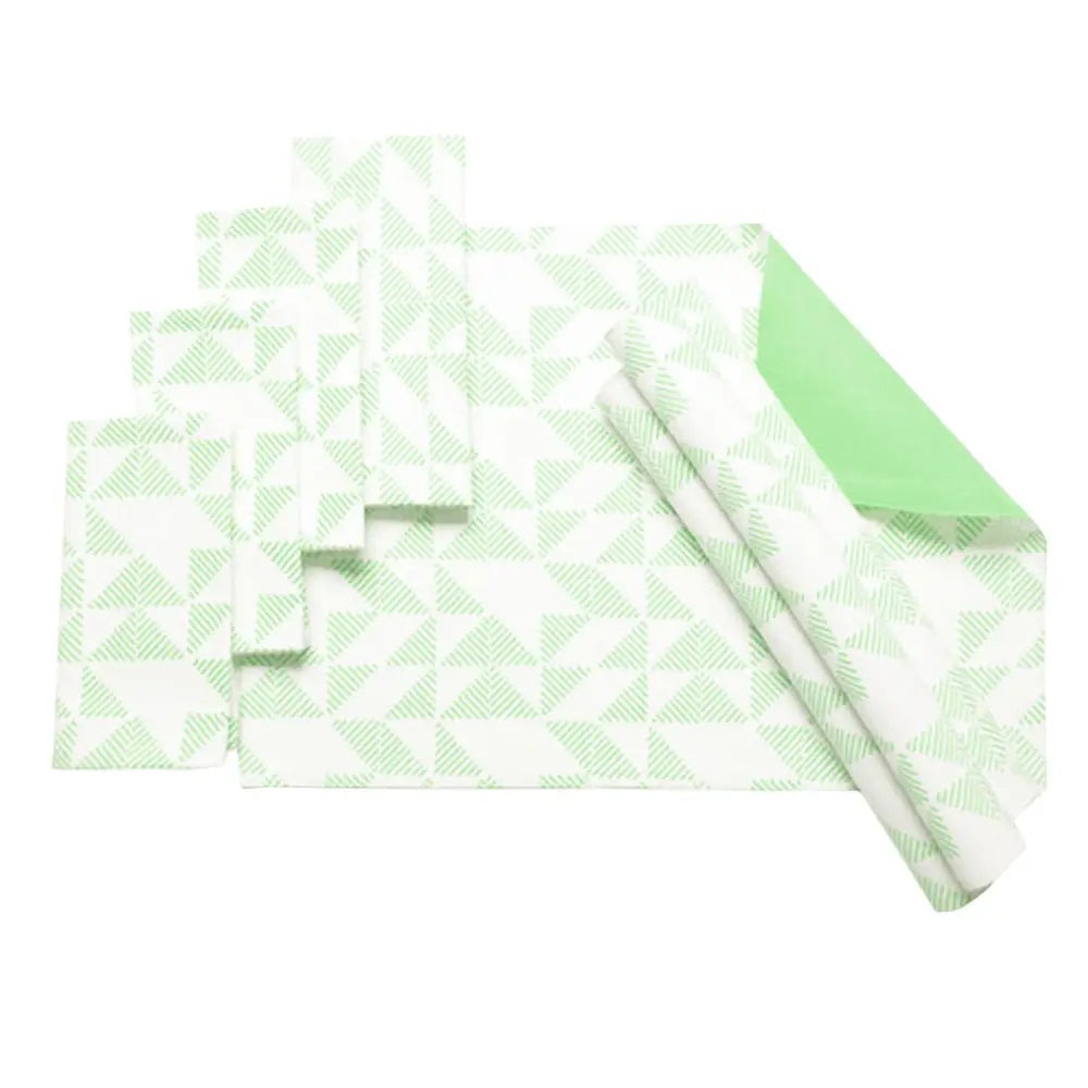 J.Elliot Home Set of 8 Cotton Napery Set Pippa Mint - Home & Garden > Kitchenware