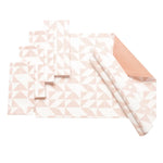 J.Elliot Home Set of 8 Cotton Napery Set Pippa Powder Puff Pink - Home & Garden > Kitchenware