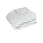 J Elliot Home Skyler Ivory Faux Fur Throw Rug 130 x 160cm - Home & Garden > Bedding