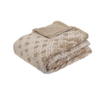 J.Elliot Home Vida Microplush Throw Sandstone - Home & Garden > Bedding