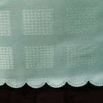 Jacquard Table Cloth Checkered Blue 180 cm Round - Home & Garden > Kitchenware