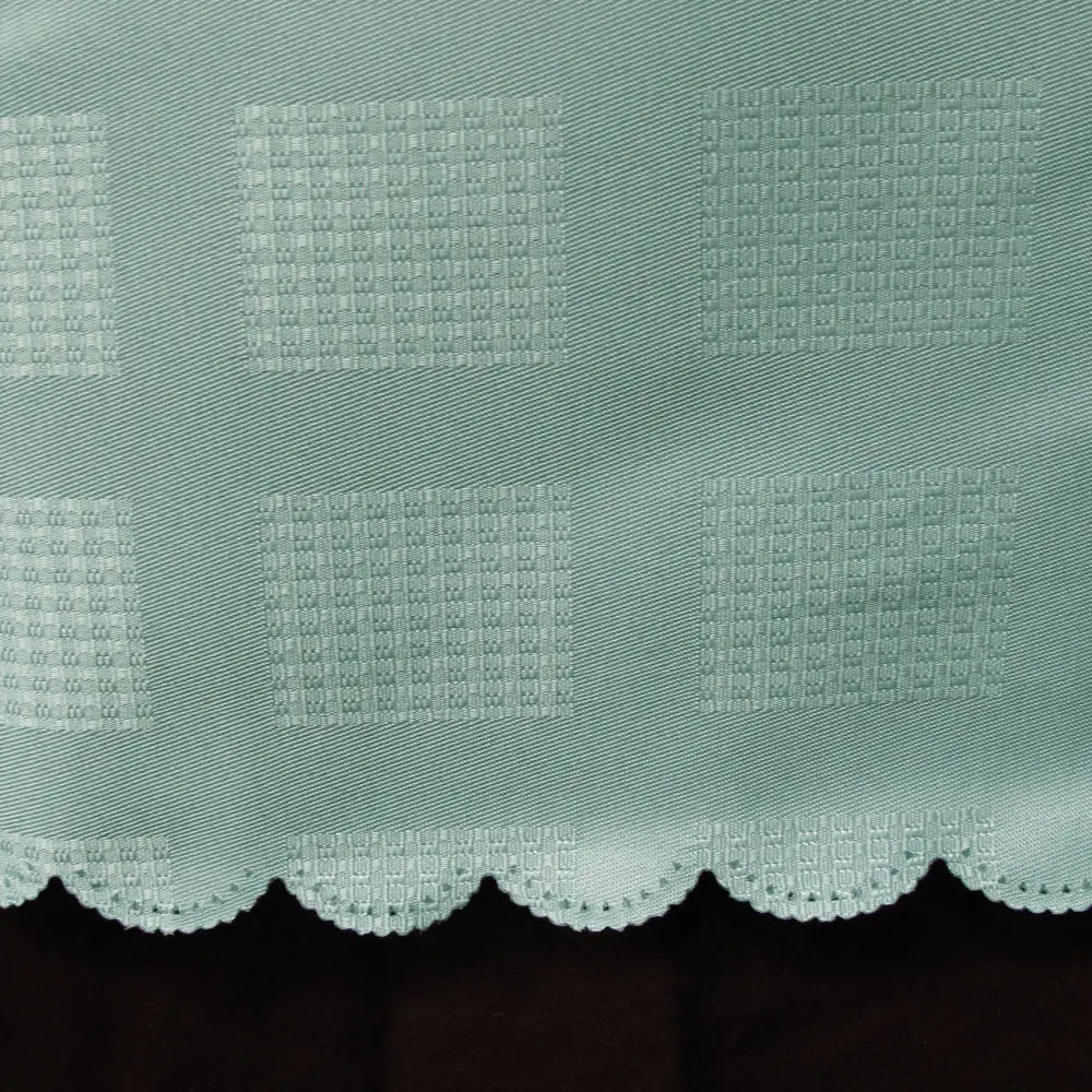 Jacquard Table Cloth Checkered Blue 180 cm Round - Home & Garden > Kitchenware