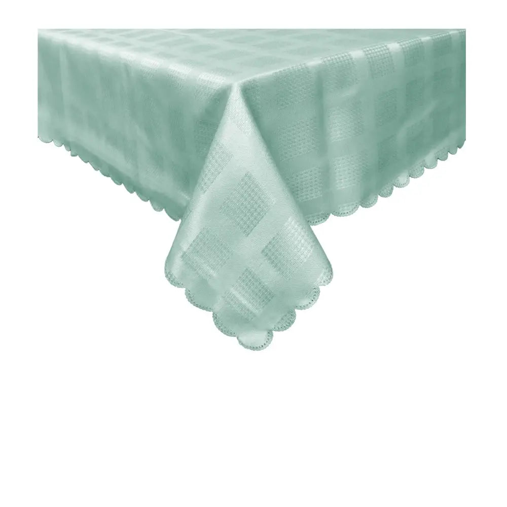 Jacquard Table Cloth Checkered Frost 180 cm Round - Home & Garden > Kitchenware