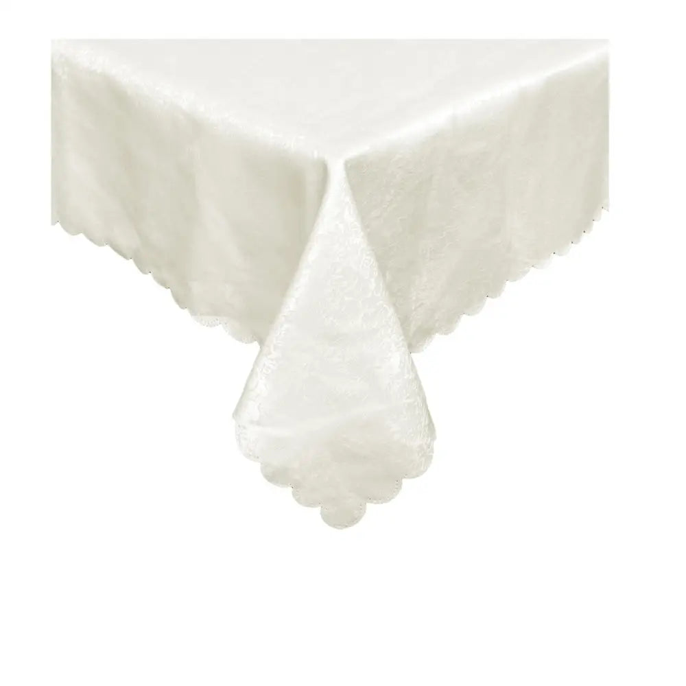 Jacquard Table Cloth Safari Ivory 150 x 220 cm - Home & Garden > Kitchenware