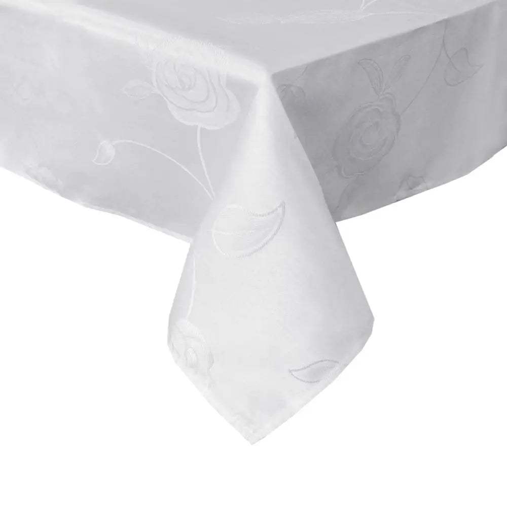 Jacquard Tablecloth Rosa White 135 x 180 cm - Home & Garden > Kitchenware
