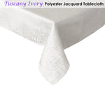 Jacquard Tablecloth Tuscany Ivory 135 x 180 cm - Home & Garden > Kitchenware