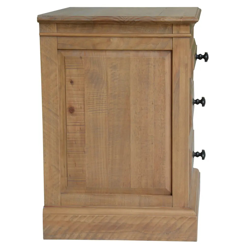 Jade Dresser 5 Chest of Drawers 1 Door Bed Storage - Natural - Furniture > Bedroom