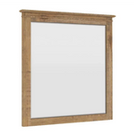 Jade Dresser Mirror Vanity Dressing Table Solid Wood Frame - Natural - Furniture > Living Room