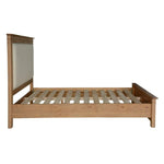 Jade King Size Bed Frame French Provincial Style Timber Mattress Base - Natural - Furniture > Bedroom > Beds & Bed