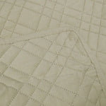 Jane Barrington Morris Beige Ultrasonic Embossed Lightly Quilted Reversible Coverlet Set King - Home & Garden > Bedding