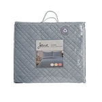 Jane Barrington Morris Dark Grey Ultrasonic Embossed Lightly Quilted Reversible Coverlet Set Queen - Home & Garden >