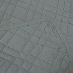 Jane Barrington Morris Dark Grey Ultrasonic Embossed Lightly Quilted Reversible Coverlet Set King - Home & Garden >