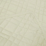 Jane Barrington Morris Light Cream Ultrasonic Embossed Lightly Quilted Reversible Coverlet Set Queen - Home & Garden >