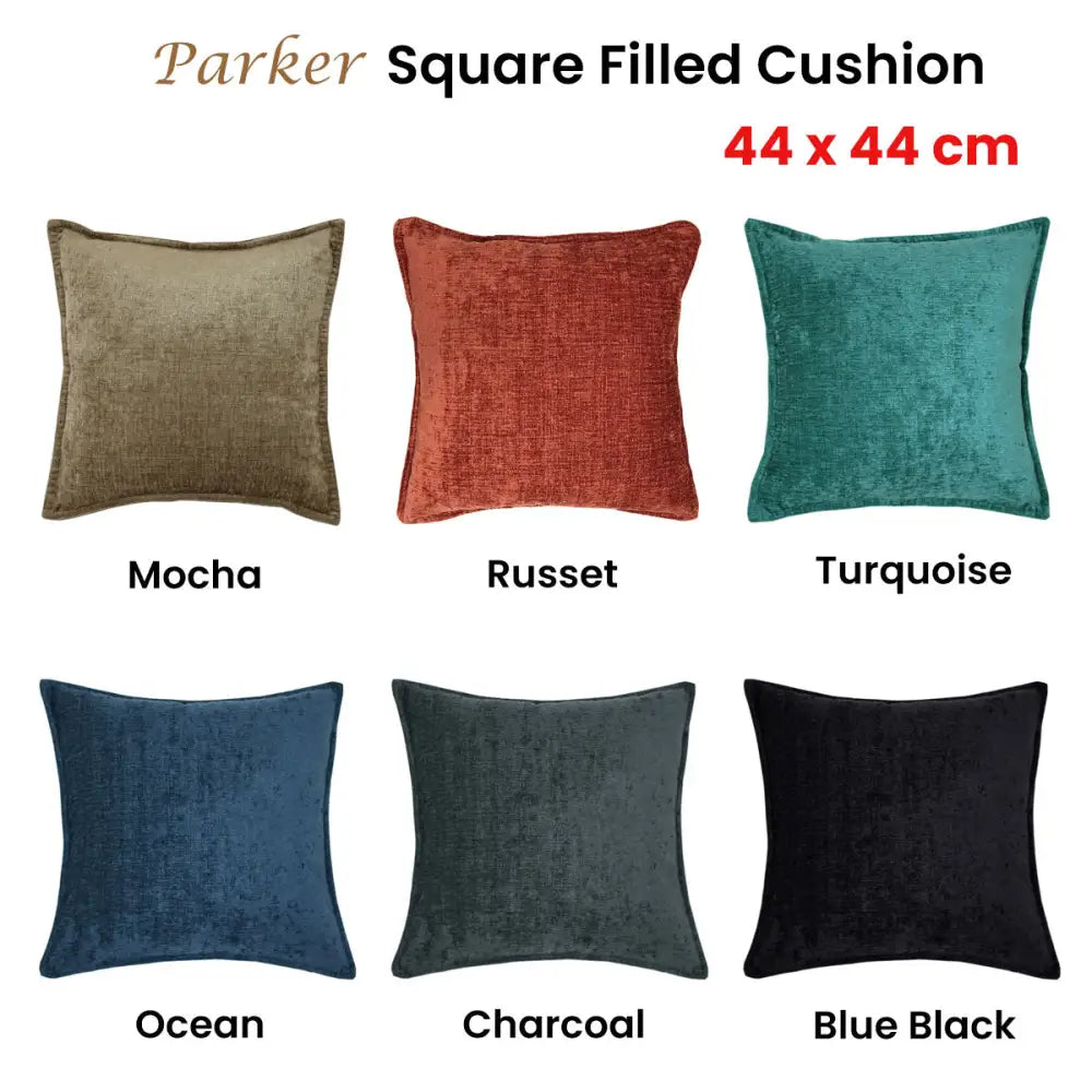 Jason Parker Charcoal Square Filled Cushion 44 x 44 cm - Home & Garden > Decor > Cushions & Throws