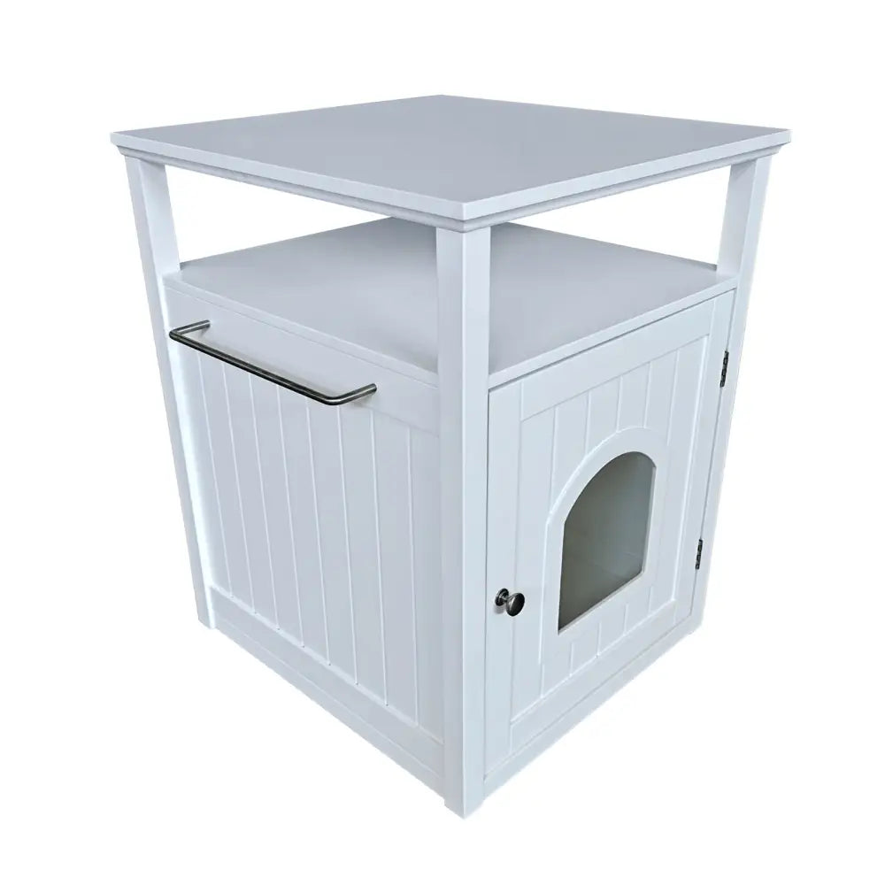 Jasper 2 Cat Litter Cabinet White - Pet Care > Cat Supplies > Cat Litter