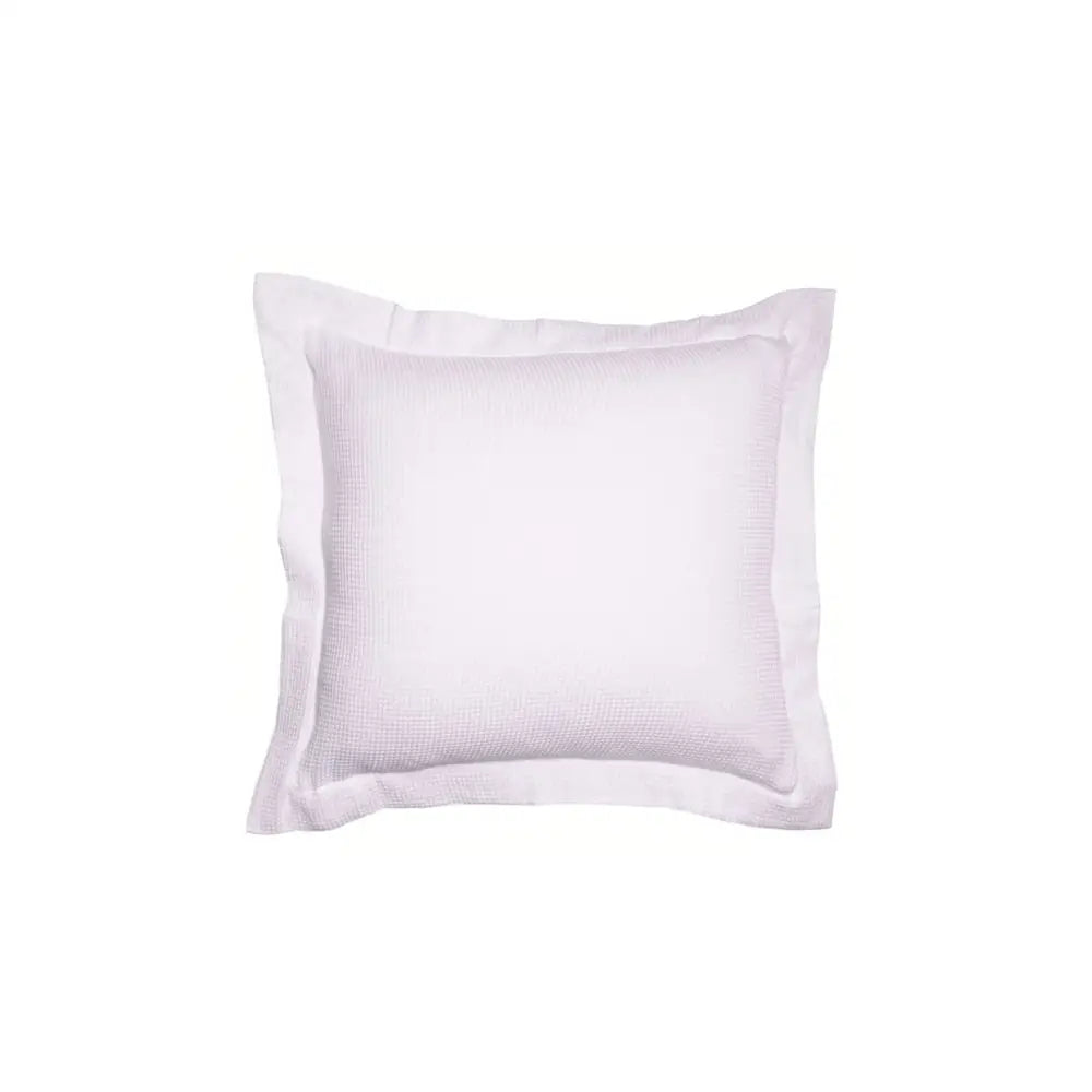 Jenny Mclean Paris Cotton Waffle Cushion Cover 60x60 + 5 cm - White - Home & Garden > Bedding