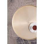 JESICCA MARBLE AND ALUMINUIM HAND MADE SIDE TABLE - Furniture > Living Room > Side Tables