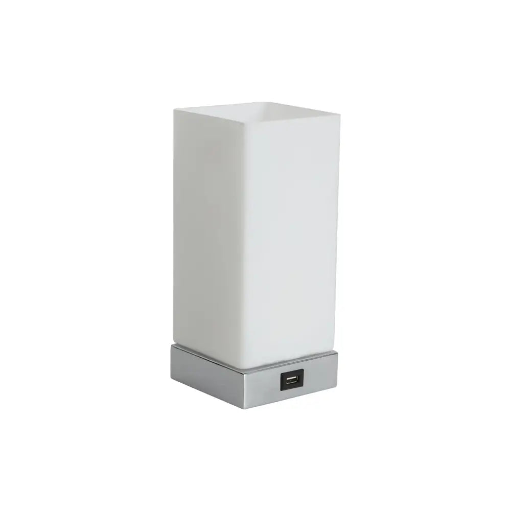 Jessica Rectangle Touch Lamp with USB Port - Home & Garden > Lighting
