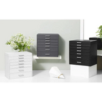 Jewellery Grey Box 6 Layers 5 Drawers - Home & Garden > Bathroom Accessories
