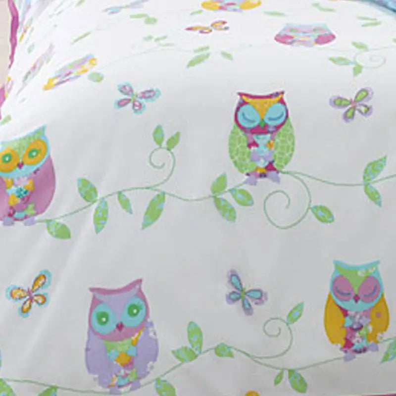 Jiggle & Giggle Owl Song Quilt Cover Set Single - Home & Garden > Bedding > Duvet Covers