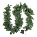 Jingle Jollys 1.8m Christmas Garland with LED lights Party Xmas Decorations - Occasions > Christmas > Christmas Wreaths