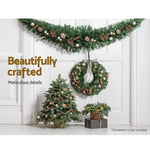 Jingle Jollys 1.8m Christmas Garland Xmas Decorations Green Wedding Party - Occasions > Christmas > Christmas Wreaths &