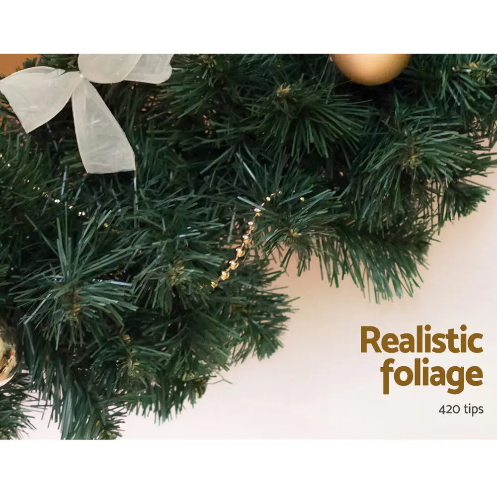 Jingle Jollys 1.8m Christmas Garland Xmas Decorations Green Wedding Party - Occasions > Christmas > Christmas Wreaths &