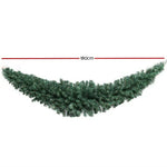 Jingle Jollys 1.8m Christmas Garland Xmas Decorations Green Wedding Party - Occasions > Christmas > Christmas Wreaths &