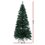 Jingle Jollys 1.8m Christmas Tree Optic Fibre LED Xmas tree 300 Tips - Occasions > Christmas > Christmas Trees