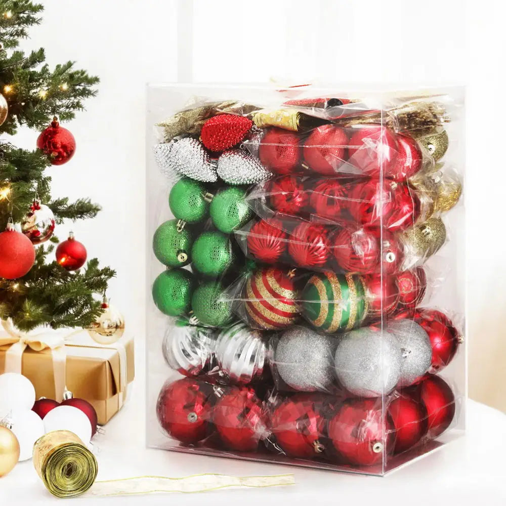 Jingle Jollys 155pcs Christmas Tree Decorations Set Baubles Ornaments Party - Occasions > Christmas > Christmas