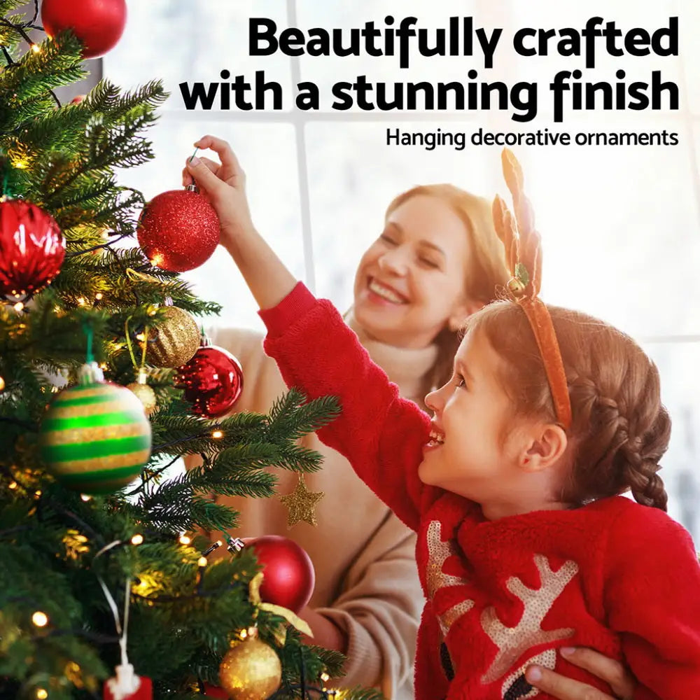 Jingle Jollys 155pcs Christmas Tree Decorations Set Baubles Ornaments Party - Occasions > Christmas > Christmas