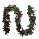 Jingle Jollys 2.7m Christmas Garland with Decorations Xmas Wedding Party - Occasions > Christmas > Christmas Wreaths &