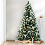 Jingle Jollys 2.7M Christmas Tree with Pine Needle Snowy Xmas Tree 1765 Tips - Occasions > Christmas > Christmas Trees