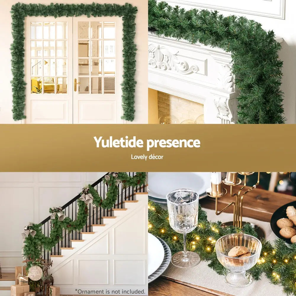 Jingle Jollys 20M Christmas Garland LED Lights Party Xmas Decorations 1400 Tips - Occasions > Christmas > Christmas