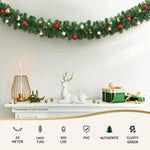Jingle Jollys 20M Christmas Garland LED Lights Party Xmas Decorations 1400 Tips - Occasions > Christmas > Christmas