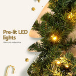 Jingle Jollys 20M Christmas Garland LED Lights Party Xmas Decorations 1400 Tips - Occasions > Christmas > Christmas