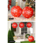 Jingle Jollys Christmas Inflatable Ball Bauble 60cm Outdoor Decoration Red - Occasions > Christmas > Christmas