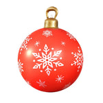 Jingle Jollys Christmas Inflatable Ball Bauble 60cm Outdoor Decoration Red - Occasions > Christmas > Christmas