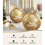 Jingle Jollys Christmas Inflatable Ball Bauble 60cm Outdoor Decoration Gold - Occasions > Christmas > Christmas